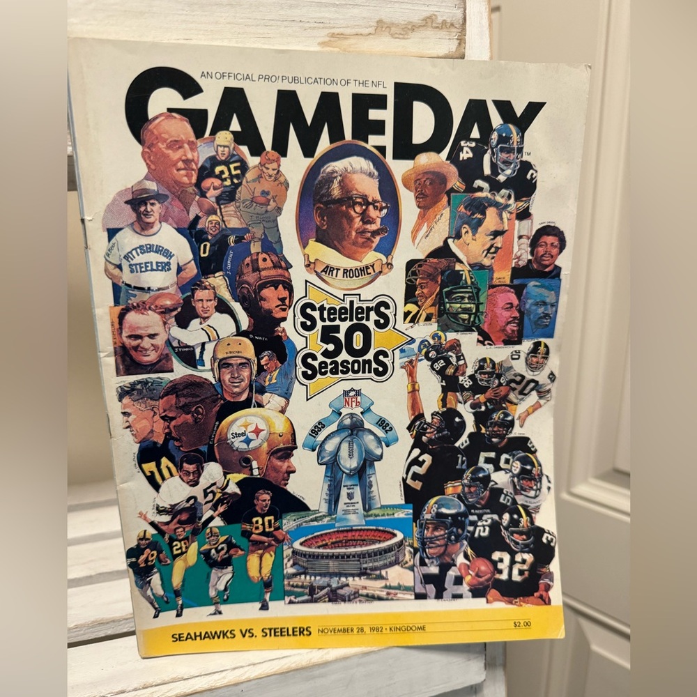 Gameday Steelers 50 Seasons Program